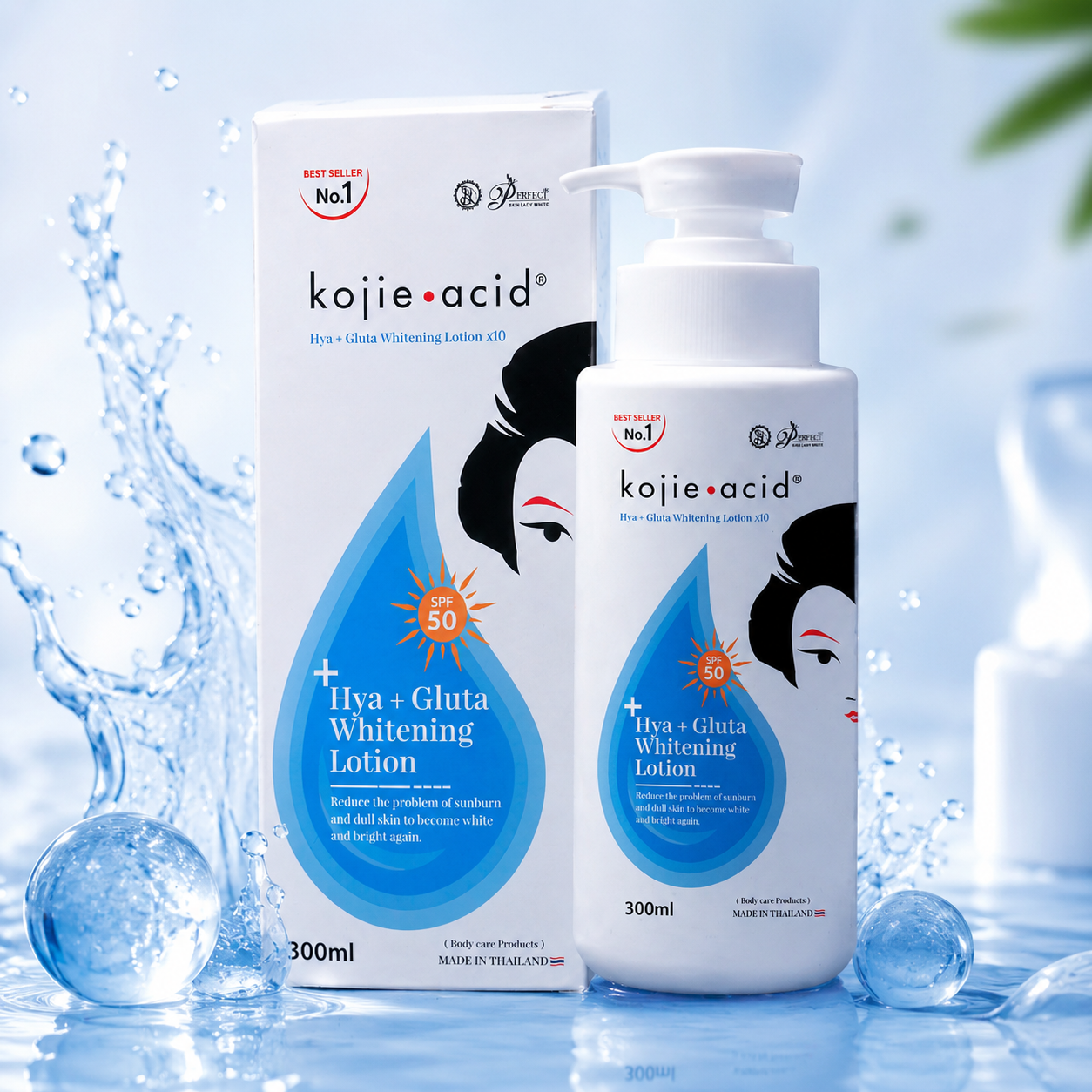 Kojie Acid Hya + Gluta Whitening Lotion