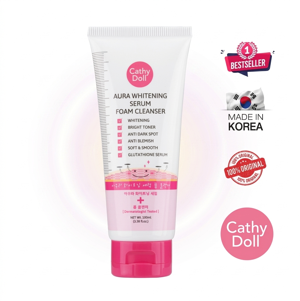 Cathy Doll Aura Whitening Serum Foam Cleanser