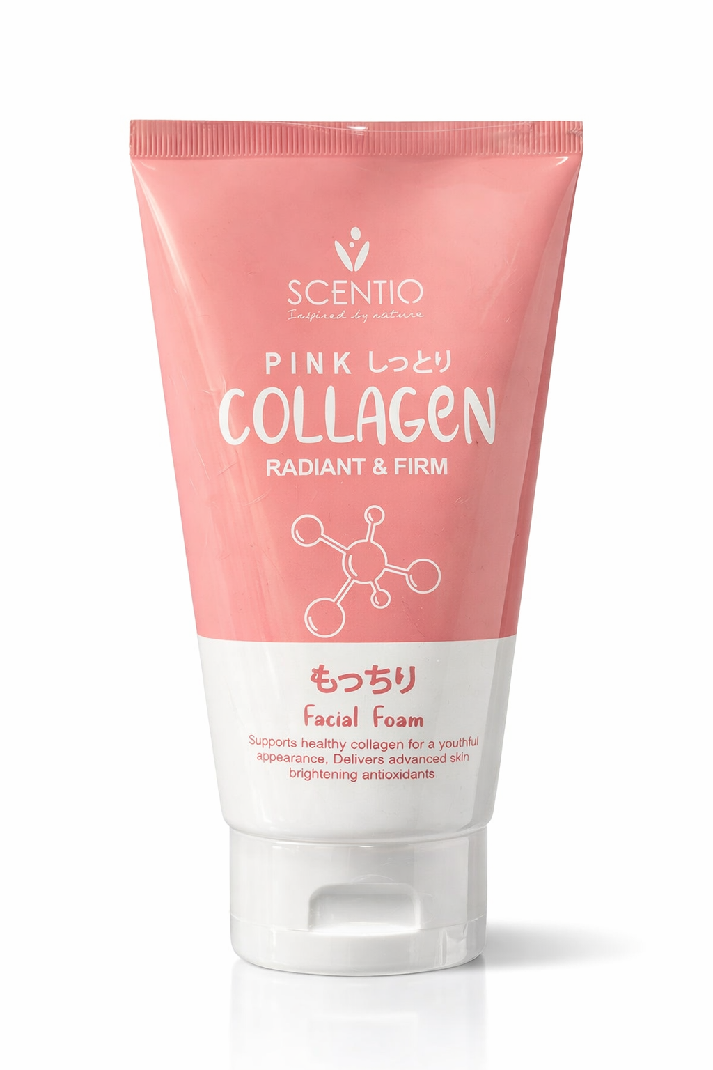 SCENTIO Pink Collagen Radiant and Firm Facial Foam