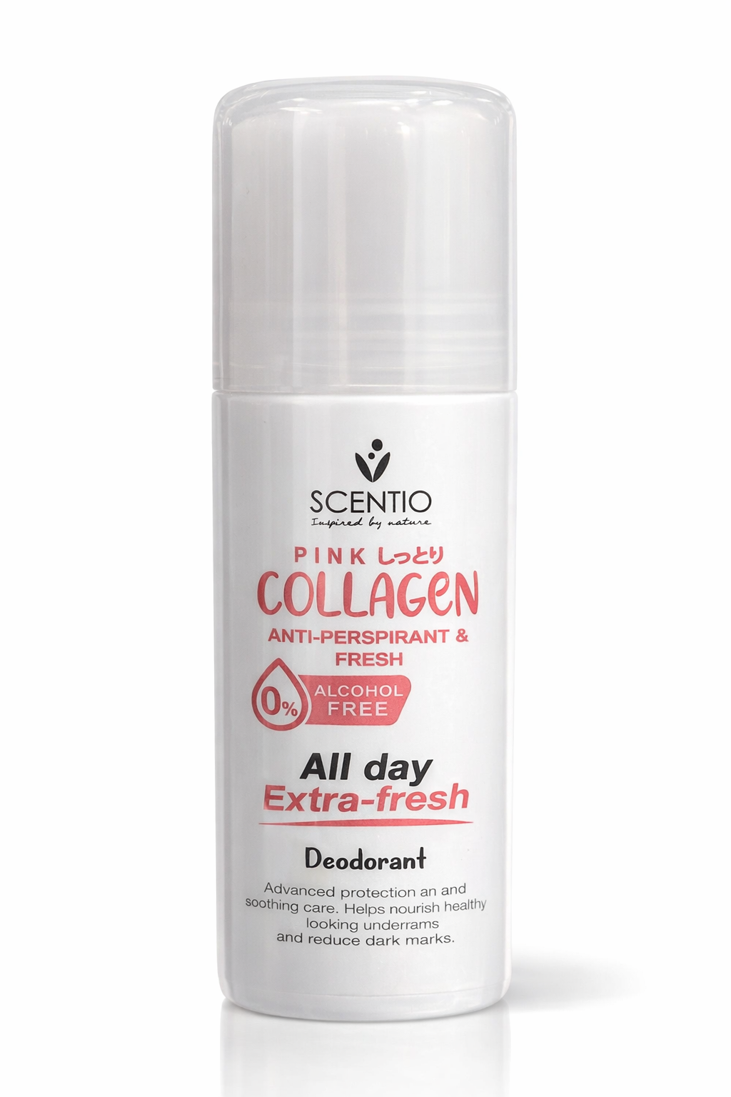 SCENTIO Pink Collagen Anti-Perspirant and Fresh Deodorant
